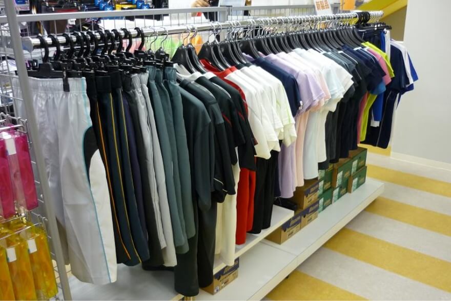 健康グッズ販売コーナー